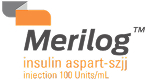 Merilog™ insulin aspart-szjj injection 100 Units/mL logo.